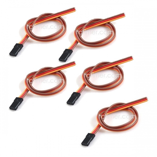 (5pcs) JR Male Servo Lead 300mm length