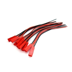 Amass (10pcs) JST Lead Connector 22awg silicone wire 100mm