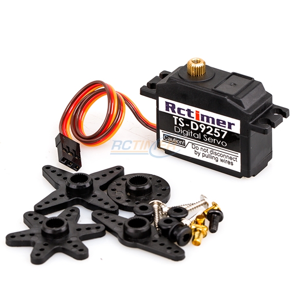 Simple Rctimer Rctimer 9257MG Coreless motor Digital Servo 25g/6.3kg/0.07sec | Rctimer