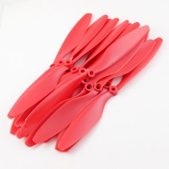 (12 Pair) Rctimer 8x4.5 Counter Rotating Propeller Red