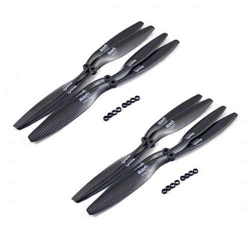 (4Pairs) Rctimer 12x4.5" Carbon Fiber 1245 CW CCW Propeller