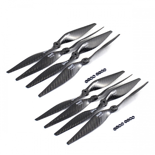 (4Pairs) Rctimer 13x6.5" Carbon Fiber 1365 Propeller CW CCW