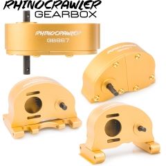 RhinoCrawler GB867 Gearbox Transmission Gears Set 1/10 RC Crawler Car Low Center LCG Chassis MOA
