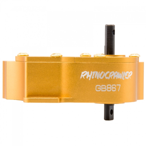 RhinoCrawler GB867 V2 Gearbox Transmission Gears Set 1/10 RC Crawler Car Low Center LCG Chassis MOA