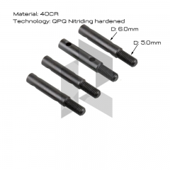 4Pcs Hardened 40CR Portal Shafts For Rhino Axial Capra Axles (VP) Upgrade Kit