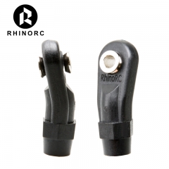 10PCS Bend Plastic Rod Ends Link Balls for 1/10 RC Crawler Car TRX-4 TRX4