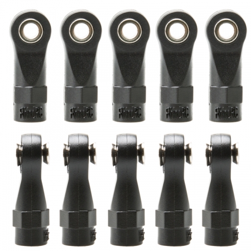10PCS Straight Plastic Rod Ends Link Balls for 1/10 RC Crawler Car TRX-4 TRX4