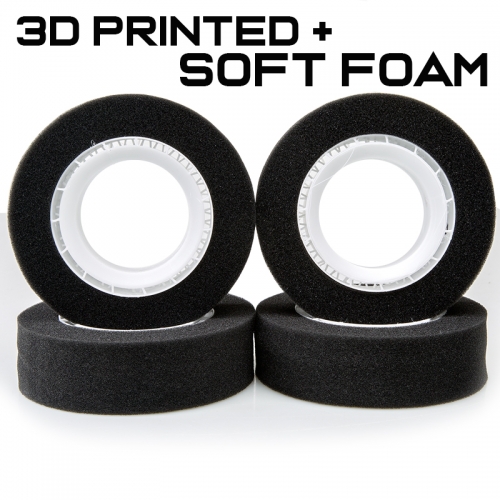 4Pcs Moza 5.75 inch 3D Printed & Soft Foam Comb Insert